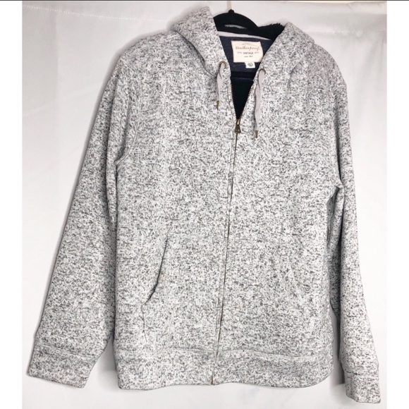 Weatherproof Other - Weatherproof L heather gray hooded zip sweatshirt